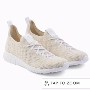 Nisolo Women's Athleisure Eco-Knit Sneaker Linen